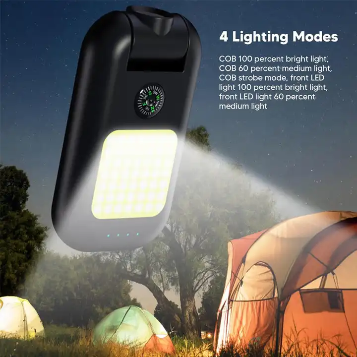 Clip on Flashlight Running Light for Runners Rechargeable Safety Lights for Walking at Night Hands Free Flashlight Portable LED