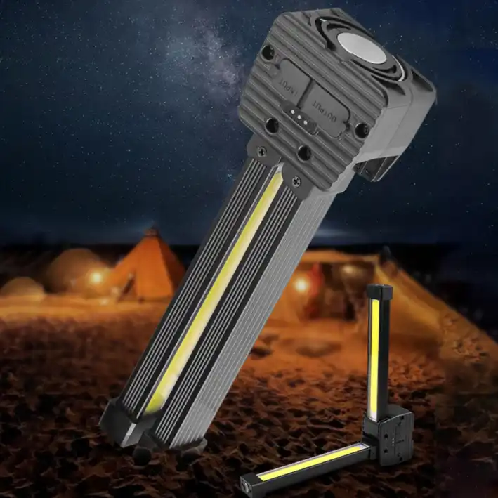 Portable LED Work Light  Magnetic Flashlight Battery Operated COB Pocket Work Lights for Car Repairing Emergency Hiking Camping