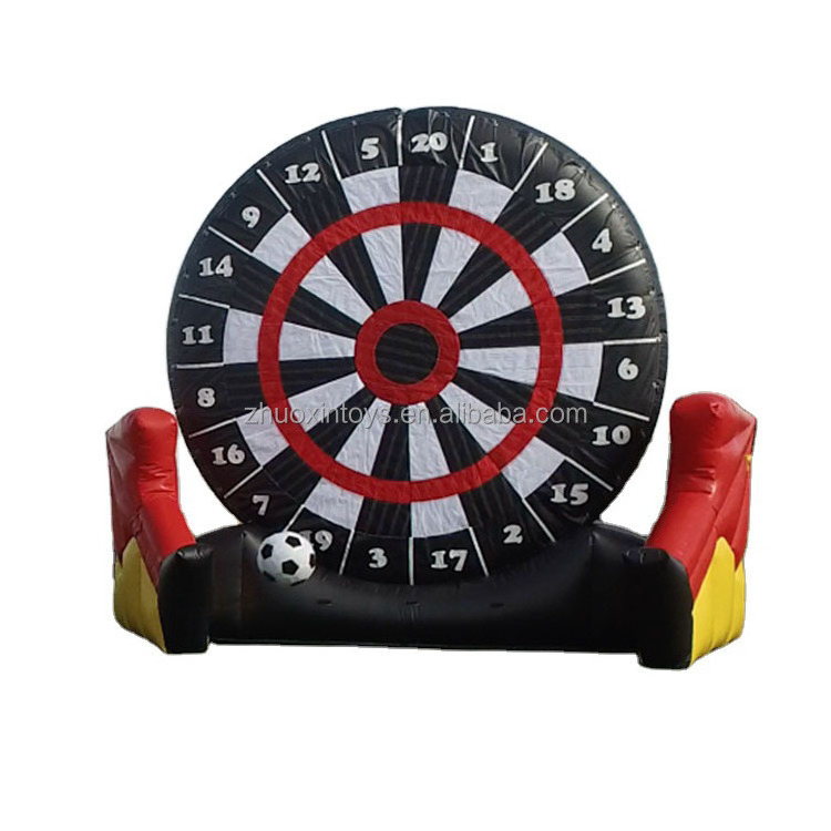 Popular inflatable soccer dart board game for sale