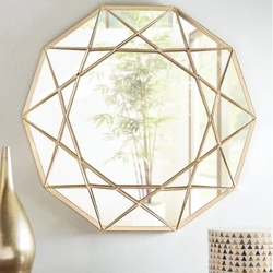 Hot Products Natural Wall Decoration Rattan Mirrors Frames Wall Mounted Luxury Decor Mirrors Rounded Mirrors Mirrors