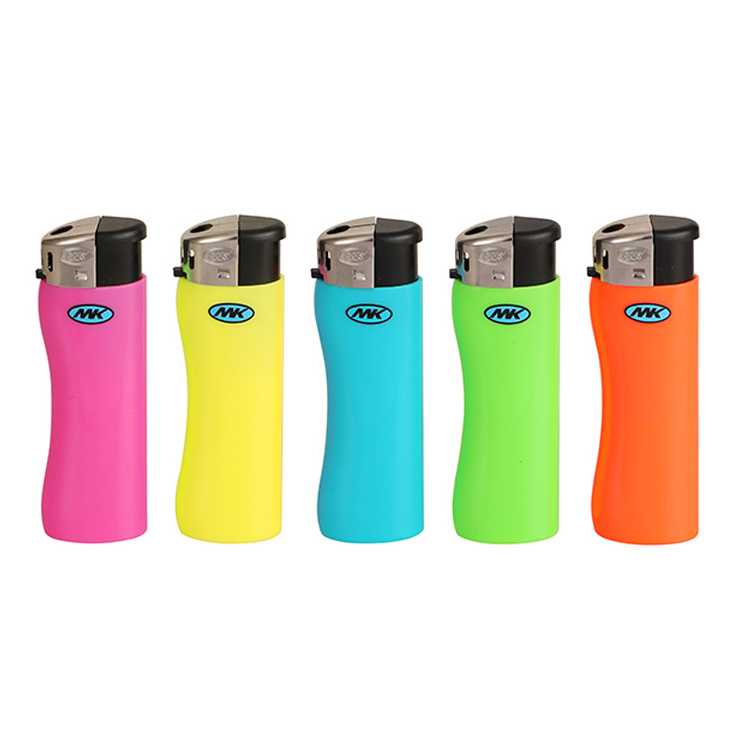 MK Supplier for Unique Lighter Customs Disposable Lighter  Electronic refillable  Rechargeable Encendedod lighters