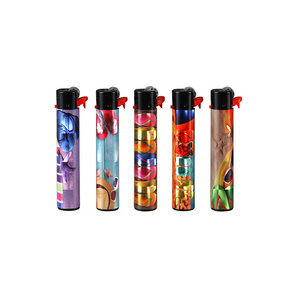 Zhuoye MK Foshan lighter Sublimation printable lighter for personalized design round slim lighter