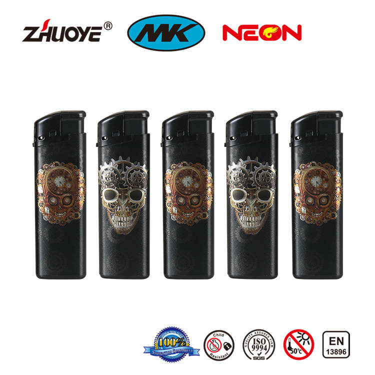 Zhuoye Lighter Wholesale Cheap Cool Rechargeable For Smoking Electric Cigarette Lighter