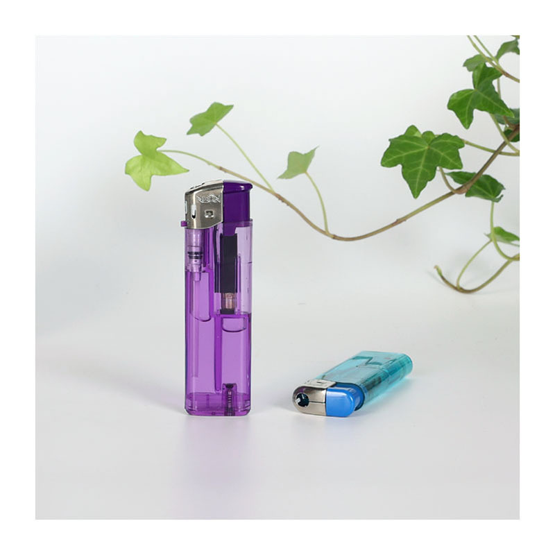 Mini torch stick luxury cigarette gas free sample fire metal lighter electronic lighter