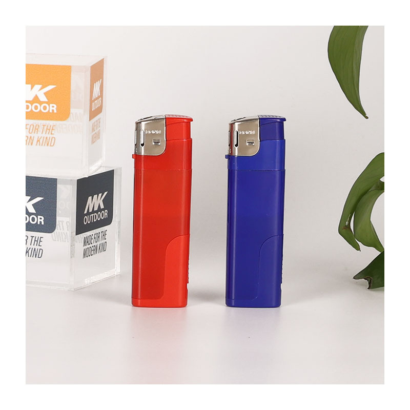 Camping portable ultra thin electric lighter cute mini electronic metal gun lighter electronic lighter