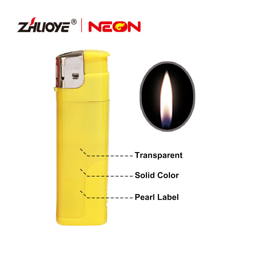 Camping portable ultra thin electric lighter cute mini electronic metal gun lighter electronic lighter