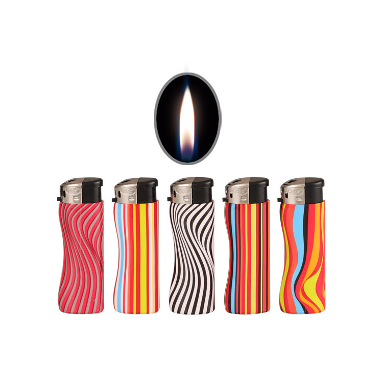 MK Supplier for Unique Lighter Customs Disposable Lighter  Electronic refillable  Rechargeable Encendedod lighters