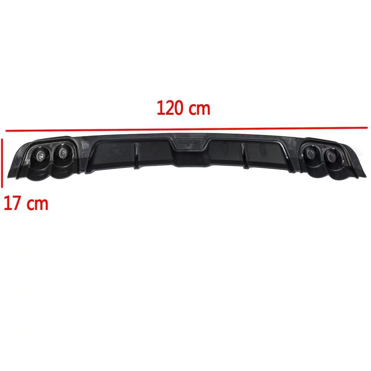 Sport Cheap Universal Car Rear Bumper Diffuser For All Kinds Of Car Sedan Saloon Car Bumper Spoiler PP Exterior Tuning Accessory