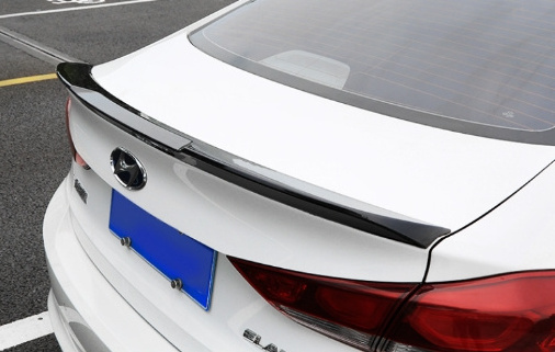 Sport Rear Trunk Spoiler Lip For Hyundai Elantra Lingdong 2016-2018 Carbon Fiber Boot Wing Car Exterior Tuning Accessory 2021 pp