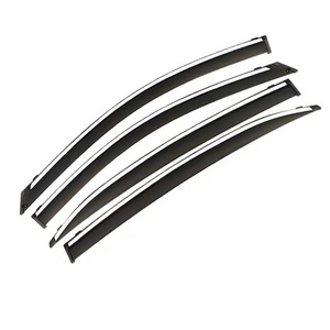 2023 Chrome Sun Rain Car Window Deflectors Door Visor For Nissan Sylphy 2022 2021 2020 2019 2018 2017 -2011Tuning Accessories Bo