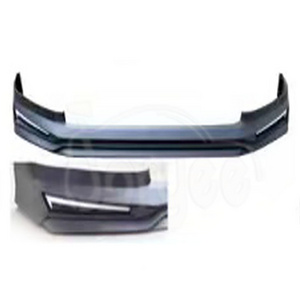 2024 Custom Front Lip with LED Light For HIACE GL 300 Van 2019 2020 2021 2022 2023 Commuter Bus Body Kit Modified Accessory Part