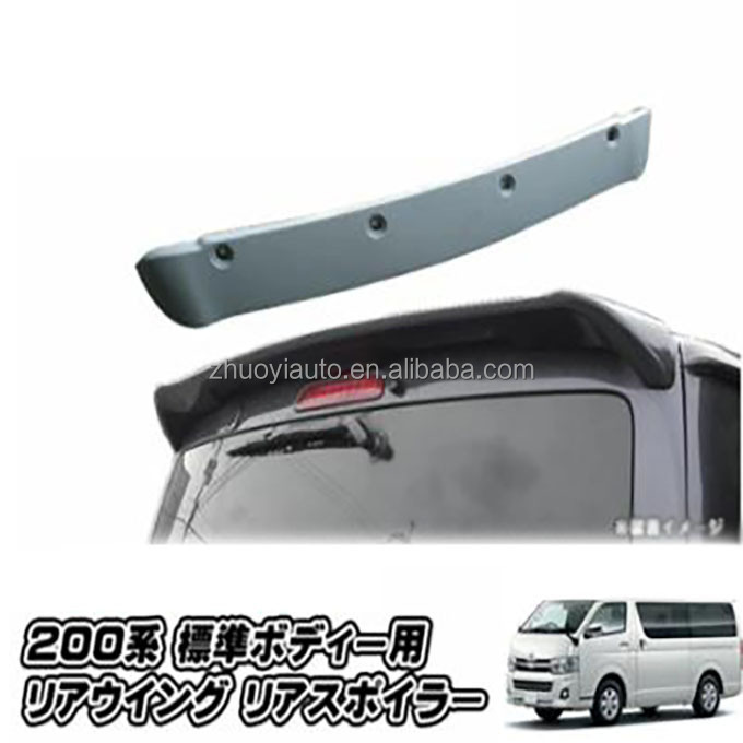 Custom TRD Front Bumper Lip For  Hiace Spoiler Accessory 200 Series Mini Van Commuter Bus Tuning Parts Wide Narrow Bodykit