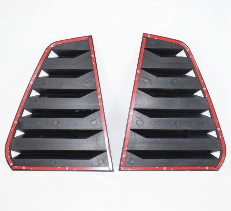 For Volkswagen MK7 Golf 7 7.5 GTI GTD R Carbon Fiber Side Rear Window Louver Shutter Cover Canards TrimTuning Car Accessories