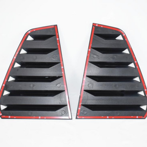 For Volkswagen MK7 Golf 7 7.5 GTI GTD R Carbon Fiber Side Rear Window Louver Shutter Cover Canards TrimTuning Car Accessories