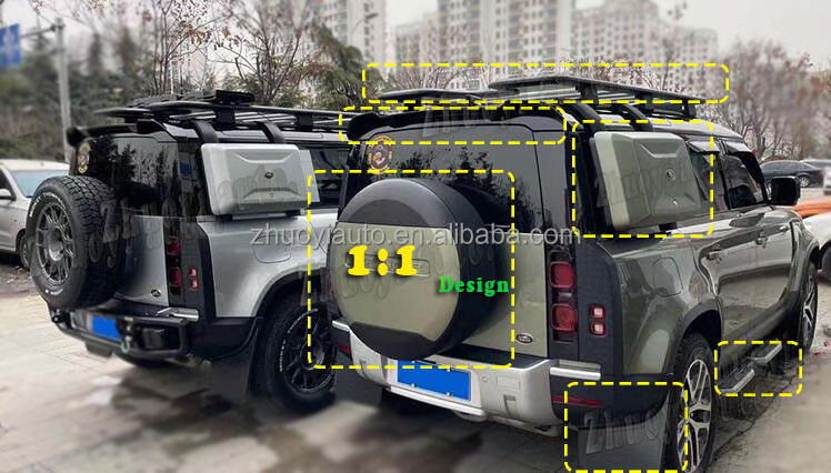 Factory Car Roof Rear Spoiler For LAND ROVER Defender 90 110 2019 2020 ...