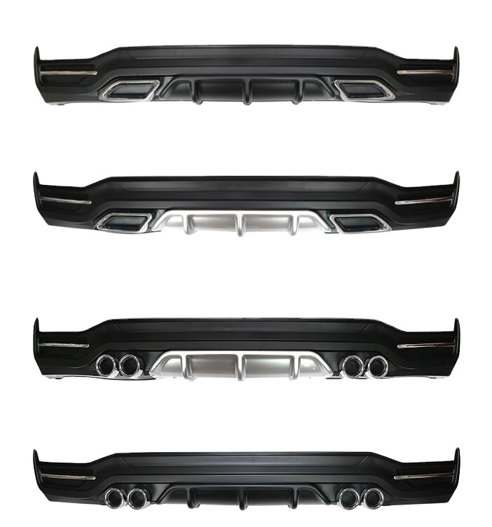 Modified Accessories For Hyundai ACCENT 2018 Rear Bumper Diffuser Exhaust Rear Spoiler Carbon Fiber Body Kit Hood Side Skirt