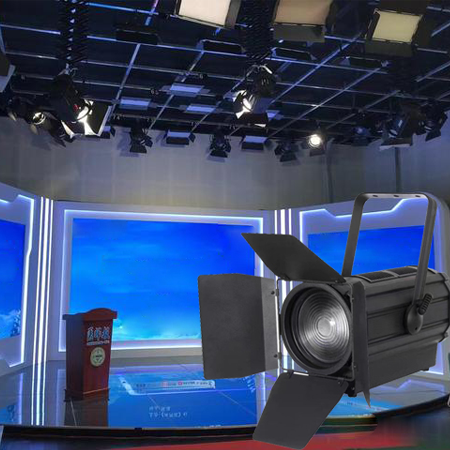 Quality Wholesale 100W theatre LED Auto Zoom Fresnel WW led Spot Light with DMX control For Theatre T Led Fresnel Zoom Light