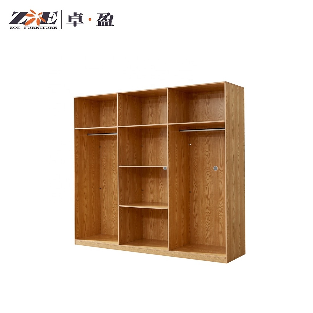 Hotel Bedroom Furniture Set Modern Home Wooden Wardrobe Clothes Organizer