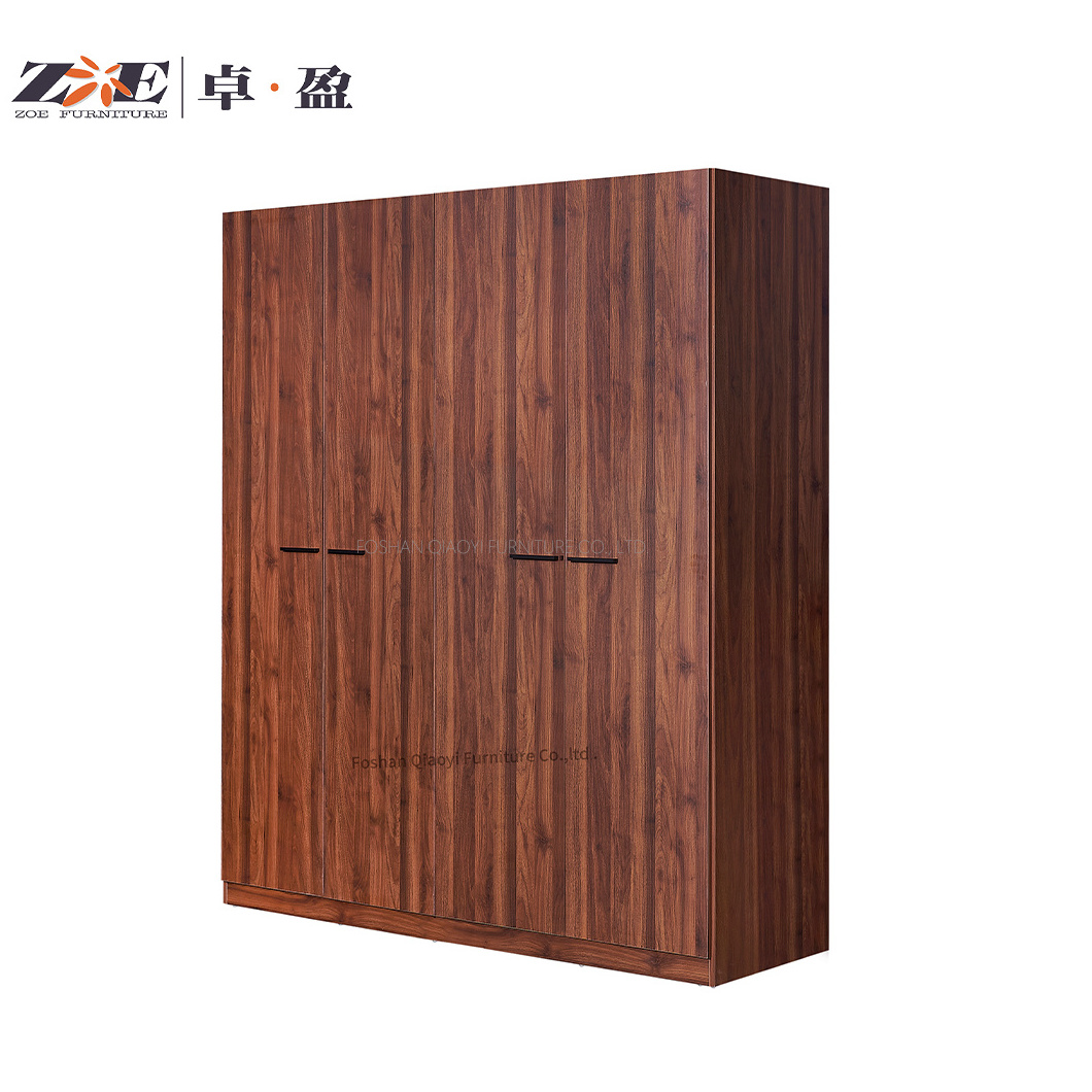 Modern MDF Bedroom Furniture Chinese Wooden Bedroom Cloth Wardrobe