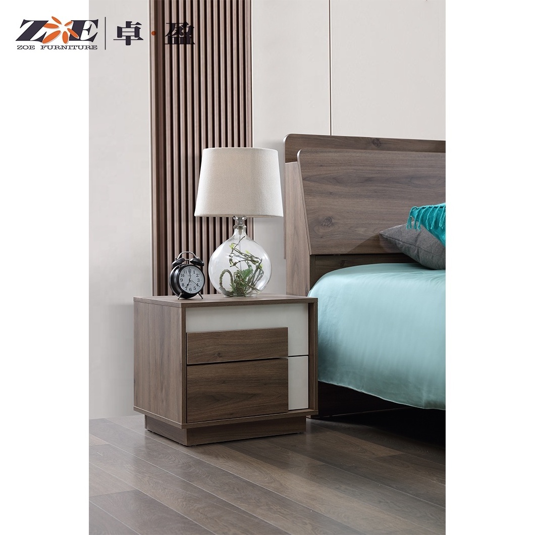 Modern Home Furniture Wooden Bedroom Furniture Set Nightstands