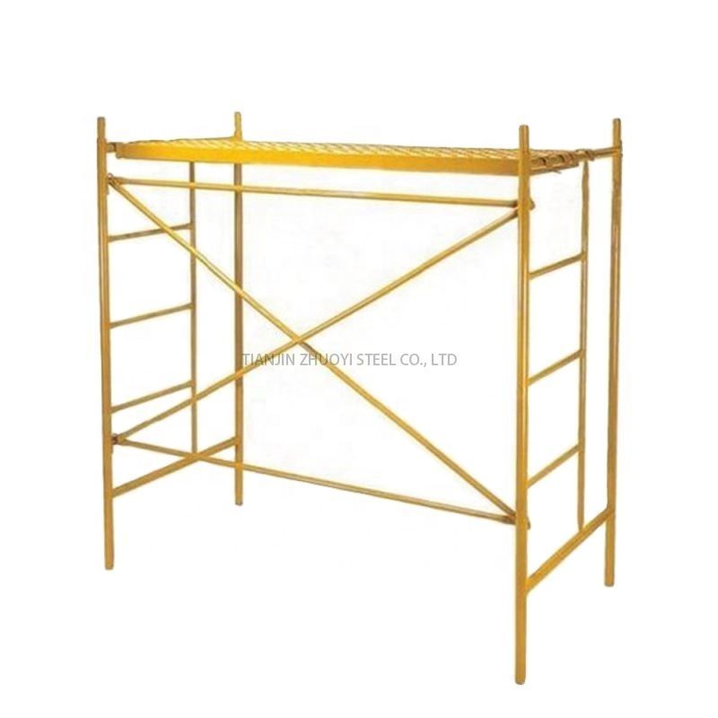 EASY Building Material Powder Coated Q235 Steel Mason H Frame Scaffolding For Construction