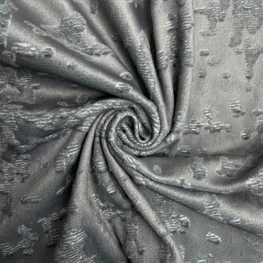 New Custom Design Sofa Upholstery Fabric in Embossed Velvet Material Velour Fabric for Sofa Upholstery