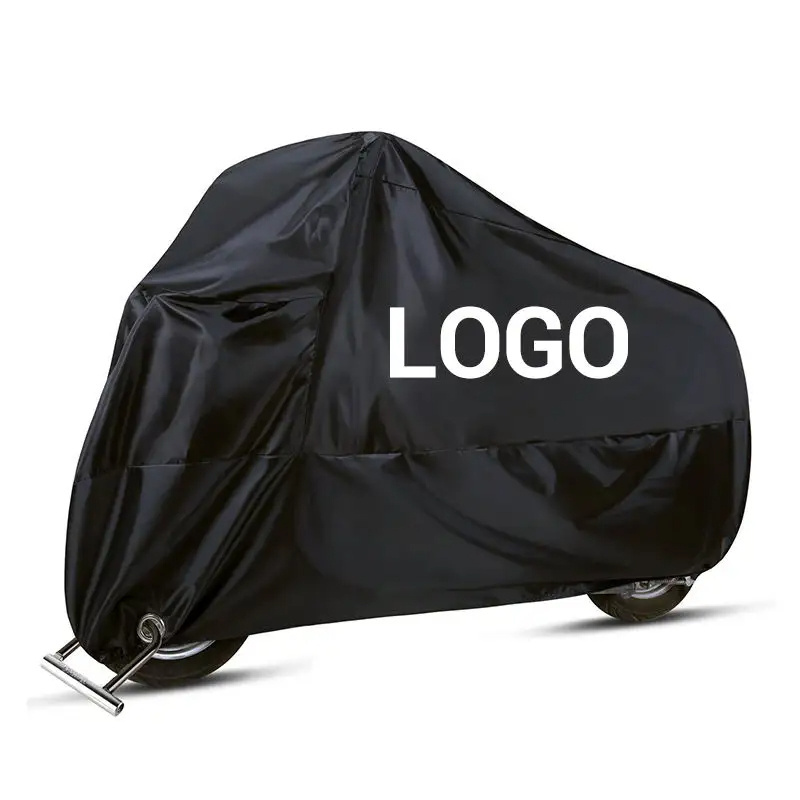 All Season Universal Motorcycle Cover LOGO Custom OEM Accepted Thicken Oxford Cloth Motorcycle Cover With Lock Holes