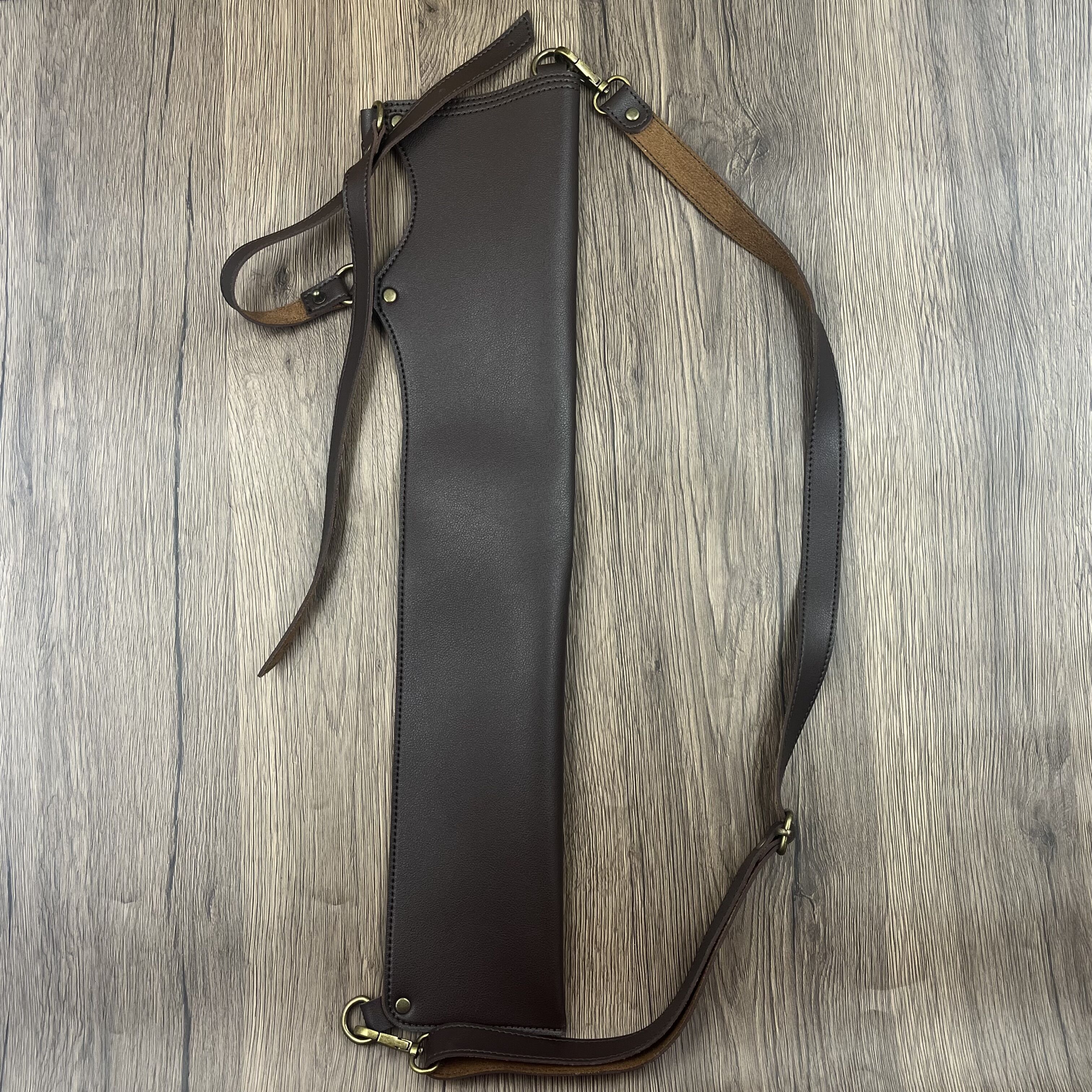 Portable Leather Quiver Bow And Arrow Toy Accessory Quiver Bag Hunting Archery Shooting Arrow Case