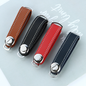 Car Key Pouch Bag Case Wallet Holder Chain Key Wallet Ring Collector Housekeeper Pocket Key Organizer Smart Leather Keychain