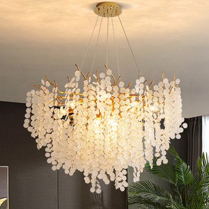 Luxury Crystal Chandelier Lighting Large Kitchen Light Fixtures Led Beaded Crystal Chandeliers For Dining Room Bedroom