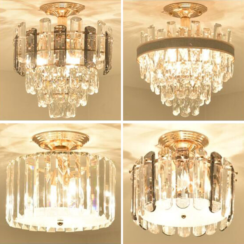 Modern  aisle light European corridor porch balcony creative entrance light  crystal small ceiling lamp&pendant lights