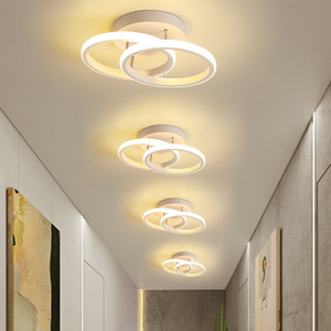 Wholesale Modern Home Hallway Flush Mount Interior Fixture Led Round Hallway Ceiling Light Fixtures Ceiling