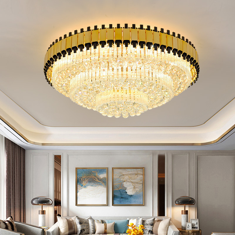 Factory New Design Home  Luxury Ceiling Light Crystal Ceiling Lamp for living room/bedroom indoor decoration