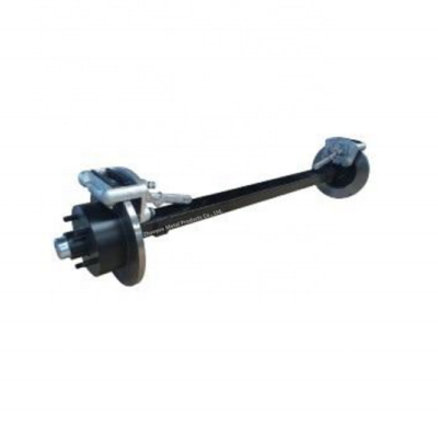 Trailer Straight Axle with Mechanical Caliper Trailer Shaft Axle Kits for ATV UTV Utility Box Trailer