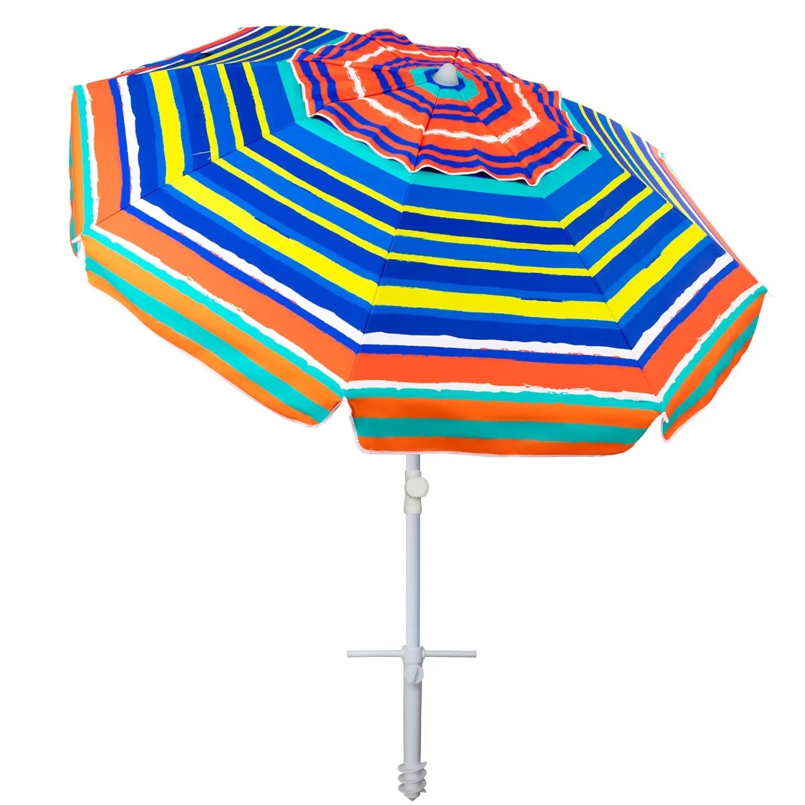 High quality 8K portable UV protection umbrella beach outdoor umbrella carrying bag with tilted