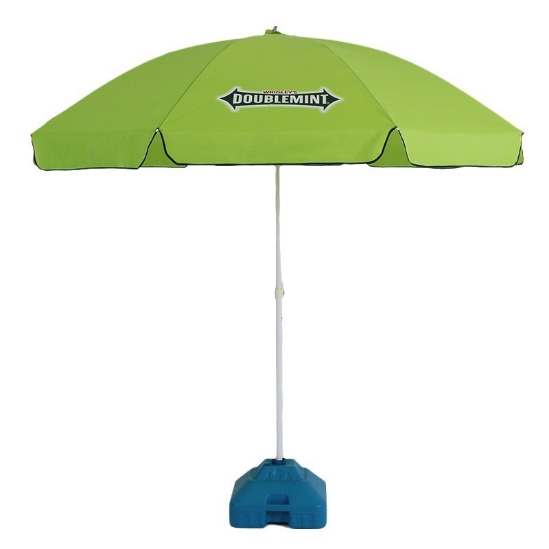 Factory direct sales new outdoor foldable rain and shade advertising beach umbrella