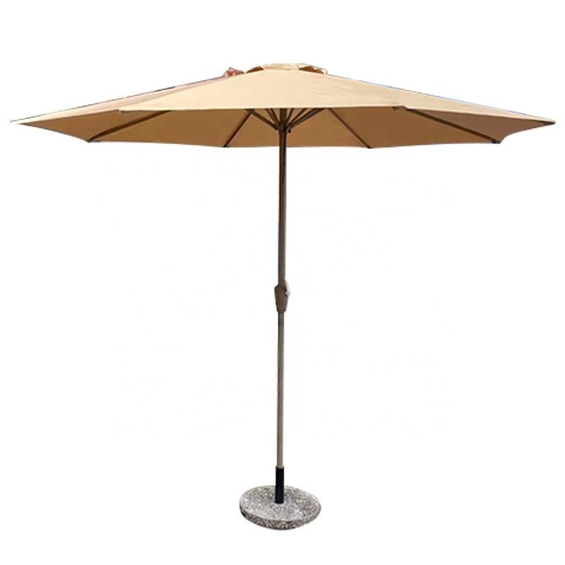 Outdoor sunshade umbrella Double aluminum patio umbrella advertising beach umbrella