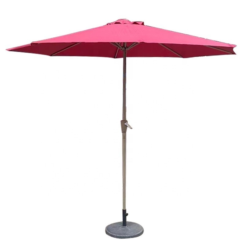 Outdoor sunshade umbrella Double aluminum patio umbrella advertising beach umbrella