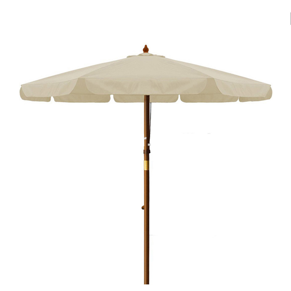 Wholesale good quality outdoor wooden garden umbrella patio umbrella for restaurant