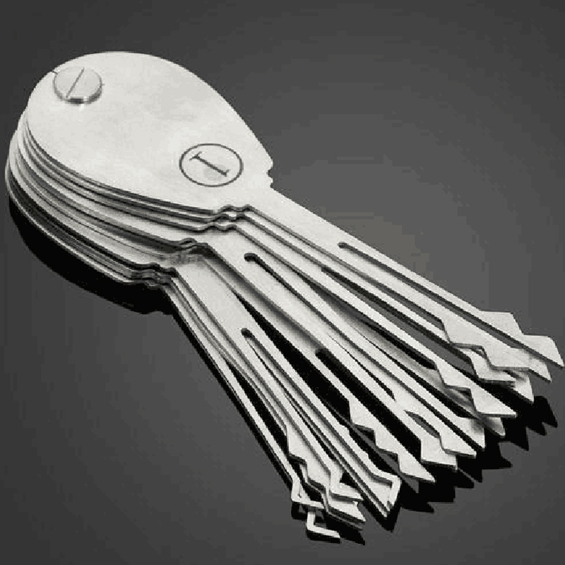 New 21pcs Auto Jigglers Keys for Double Sided Lock Pick Set Of Keys Lock Opener Lockpick Sets Locksmith Tool