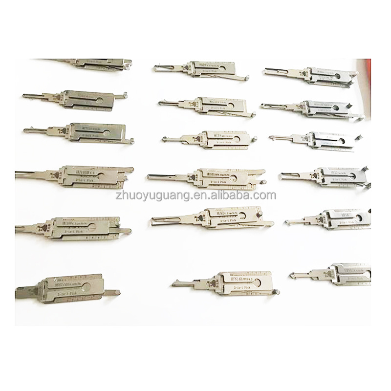 Original LISHI 32 PCS 2 in 1 Lock Pick and Decoder HU64 HU83 HU101 TOY48 K5 VAT2 CY24 TOY43AT AutoLock Pick Set Locksmith Tool