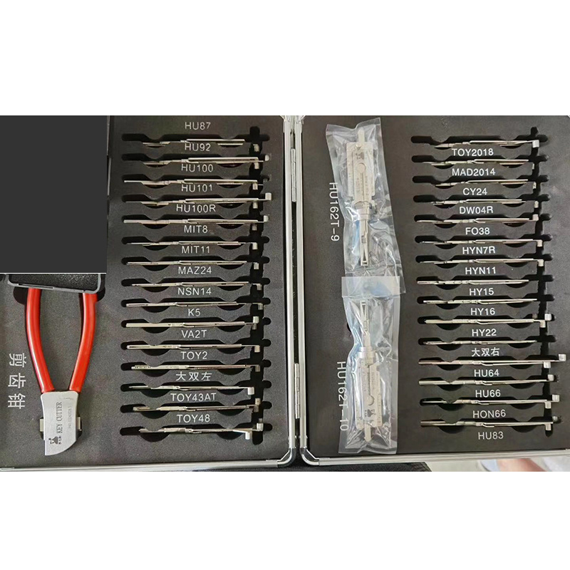 Original LISHI 32 PCS 2 in 1 Lock Pick and Decoder HU64 HU83 HU101 TOY48 K5 VAT2 CY24 TOY43AT AutoLock Pick Set Locksmith Tool