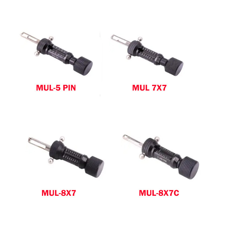 New Arrival MUL T LOCK 8X7 C Mul 8x7 8 Pin 7 Pins MUL-7X7 MUL 5 Pins Invincible Lock Open And Code Reading 2 In 1Tool Locksmith