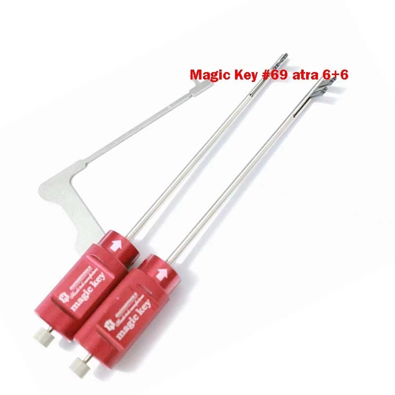 Hot Magic Key Tool ATRA 6+6 Atra 6 6 Double Bit Locks Master Key Decoder Lock Pick Set Locksmith Tool