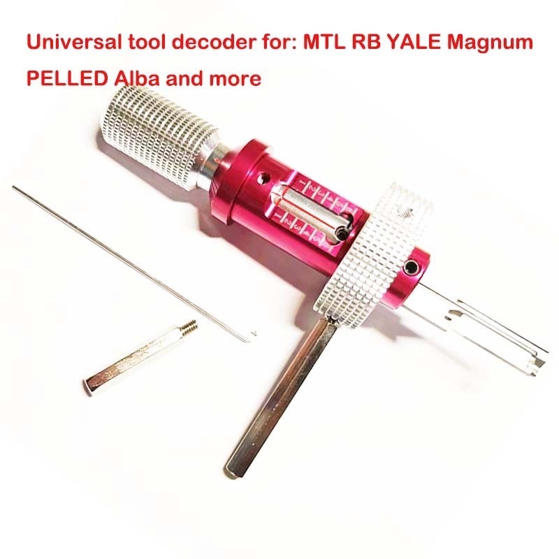 Haoshi l Universal  Decoder MTL RB For -YALE for -Magnum PELLED Alba Rbside Avocet6 PIN SB Locks Opening Lock Pick Tools