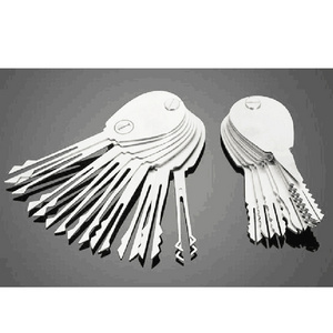 New 21pcs Auto Jigglers Keys for Double Sided Lock Pick Set Of Keys Lock Opener Lockpick Sets Locksmith Tool