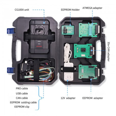 CGDI CG100X New Generation Smart Car Programmer for Airbag Reset Mi--leage Adjustment and Chip Reading Support MQB