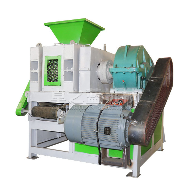 Pressing kingsford palm coconut powder ball heating briquetting roller piston type coal briquettes press machine