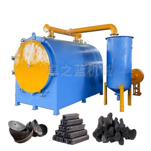 Carbonization Furnace BBQ Charcoal Production Line Small Smokeless Biochar Kiln Wood Coconut Shell Biochar kiln Making Machine