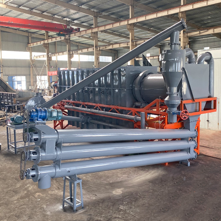 High charcoal yields forest wood and crops pyrolysis machine Biochar production continuous carbonization furnace/Stove/oven/kiln